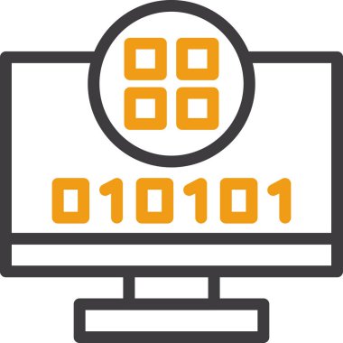 ikili kodlu bilgisayar görüntüsü