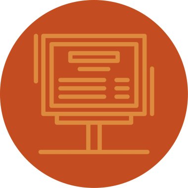 seo modern simgesinin vektör illüstrasyonu