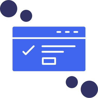 tarayıcı web simgesi, basit tasarım