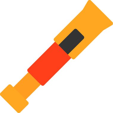 İnşaat aracı simgesi düz biçimli