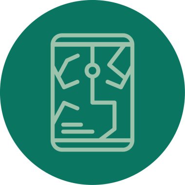 seo modern simgesinin vektör illüstrasyonu