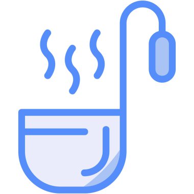 Sıcak su içme ikonu