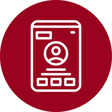 vektör telefon web simgesi