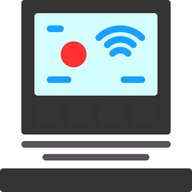 wifi simgesi vektör illüstrasyonu