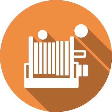 Yedek kulübesi Web simgesi basit illüstrasyon