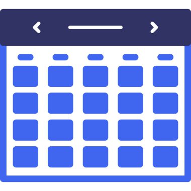 Takvim. Web simgesi basit illüstrasyon