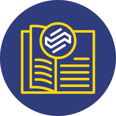 kitap simgesi vektör illüstrasyonu