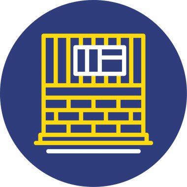 Bilgisayar. Web simgesi basit illüstrasyon