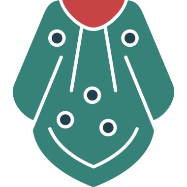 Noel çanı simgesi vektör çizimi tasarımı