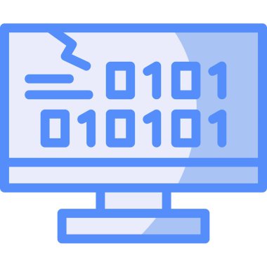 Bilgisayar. Web simgesi basit tasarım