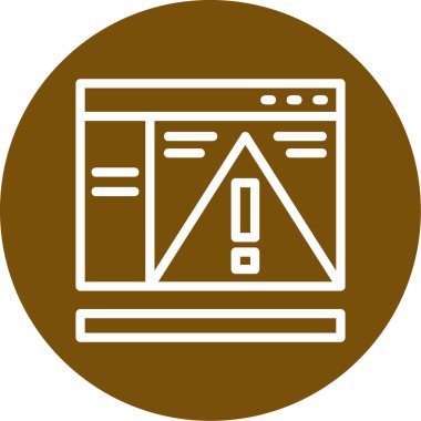 vektör lcd simgesi illüstrasyonu