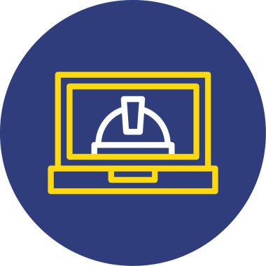 dizüstü bilgisayar simgesi, vektör illüstrasyonu