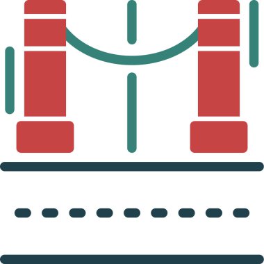 Otel simgesi vektör illüstrasyonu