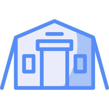 Ev. Web simgesi basit illüstrasyon