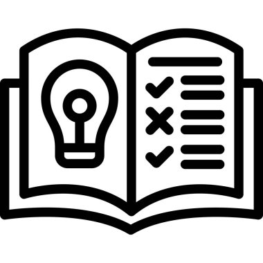 Kitap. Web simgesi basit tasarım