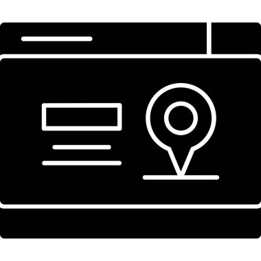 konum haritası konumu simgesi