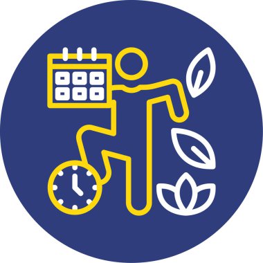 Bir simgenin vektör illüstrasyonu