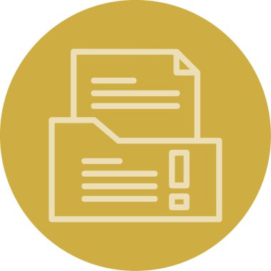 belge simgesi. vektör illüstrasyonu