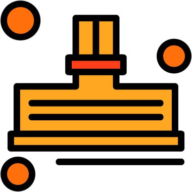 Kahve. Web simgesi basit illüstrasyon