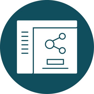 seo modern simgesinin vektör illüstrasyonu