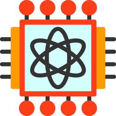 Bilim vektörü simgesi modern illüstrasyon