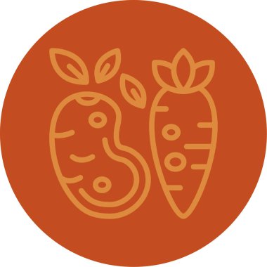 Meyve. Web simgesi basit illüstrasyon