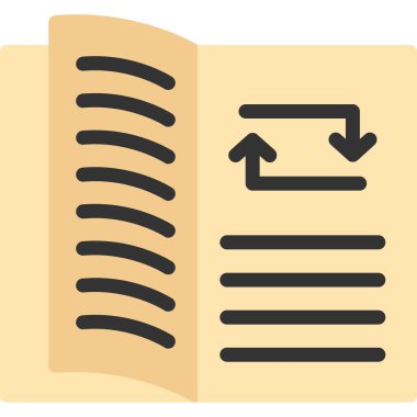 Liste. Web simgesi basit illüstrasyon