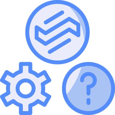 Vites ayarı simgesi vektör çizimi