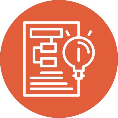 Seo simgesinin vektör illüstrasyonu