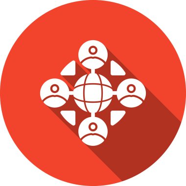 Vektör Genel Ağ simgesi