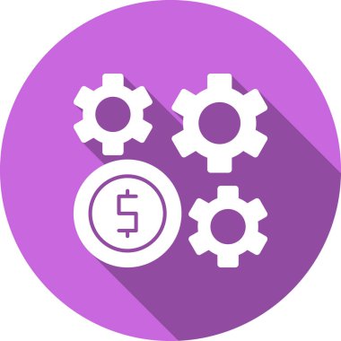 Teçhizat Web simgesi basit illüstrasyon