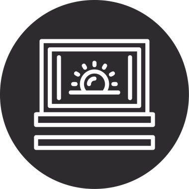 seo modern simgesinin vektör illüstrasyonu