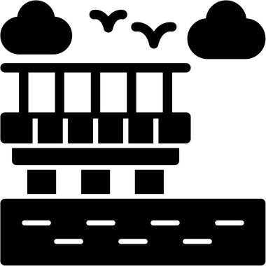 Bulut. Web simgesi basit illüstrasyon