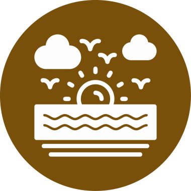 Vektör yiyecek ve sağlık simgesi