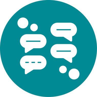 baloncuk sohbet simgesi - özet biçimi