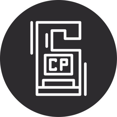 Dosya biçiminin vektör illüstrasyonu