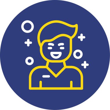 İnsan simgesinin vektör illüstrasyonu