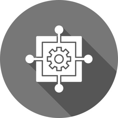 Simge, vektör illüstrasyonu ayarlanıyor