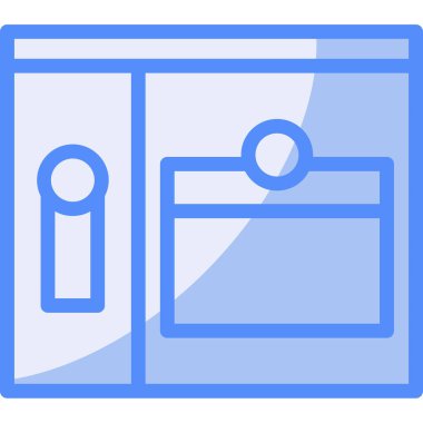 Modern simgenin vektör illüstrasyonu