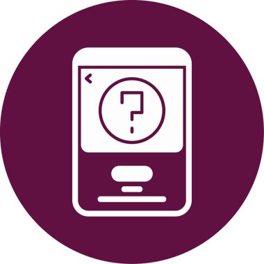 Eşsiz elektronik aygıt vektör simgesi