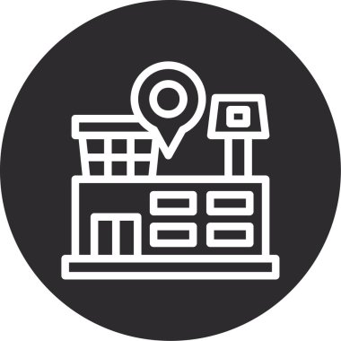 Modern simgenin vektör illüstrasyonu