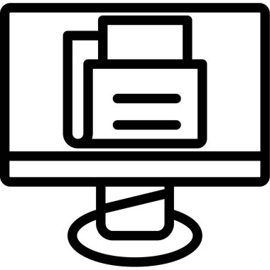 veri depolama simgesi vektör illüstrasyonu