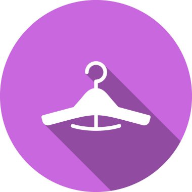 Askı. Web simgesi basit illüstrasyon