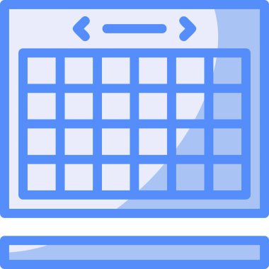 Dosya özeti biçiminde takvim tarih çizelgesi simgesi