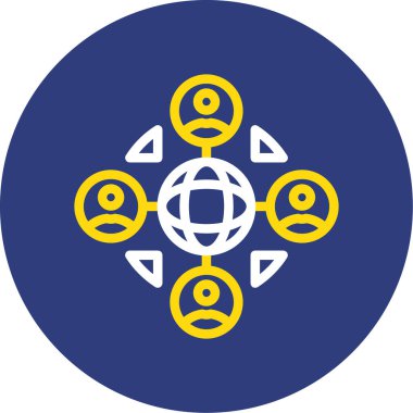 genel ağ simgesi çizimi