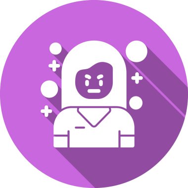 Uzaylı simgesi, vektör illüstrasyonu