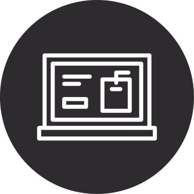 seo modern simgesinin vektör illüstrasyonu