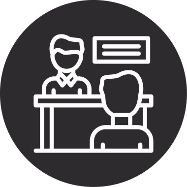 İş ve finans simgesinin vektör illüstrasyonu