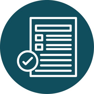 Vektör belgesi Simge illüstrasyonu