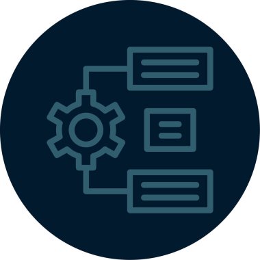 seo modern simgesinin vektör illüstrasyonu